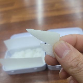 [아이스칩스] 무설탕 비건 자일리톨 캔디 7종 2개기준 — 5점을 준 리뷰어가 2021년 6월 올린 사용 사진