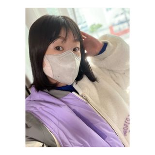 끌린에르 스포츠 귀편한 새부리형 마스크 — 5점을 준 리뷰어가 2022년 2월 올린 사용 사진