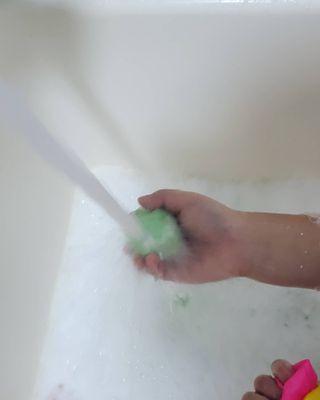 버블데이 배쓰밤 거품입욕제 버블바 6종 — 5점을 준 리뷰어가 2021년 8월 올린 사용 사진