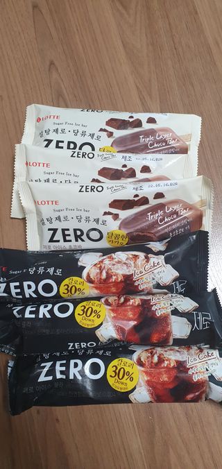 ZERO (초콜릿 칩 쿠키, 카카오 케이크, 후르츠 젤리, 아이스 콜라, 아이스 초코바) — 5점을 준 리뷰어가 2022년 6월 올린 사용 사진