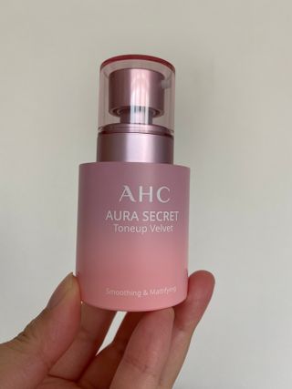 AHC 아우라 시크릿 톤업 벨벳 — 4점을 준 리뷰어가 2021년 4월 올린 사용 사진