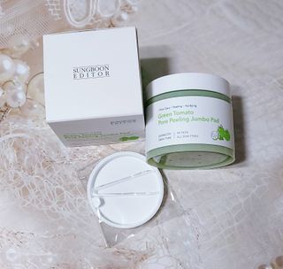 성분에디터 그린토마토 포어 필링 점보 패드 — 4.5점을 준 리뷰어가 2021년 8월 올린 사용 사진