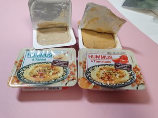 [유픽]간편하게 즐기는 고단백 상온보관 후무스 2종, 총 4개 토마토맛/타히니맛[올리브맛 제외] — 4점을 준 리뷰어가 2021년 3월 올린 사용 사진
