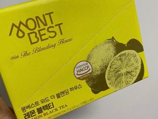 몽베스트 위드더 블랜딩 하우스 _레몬 블랙티 — 5점을 준 리뷰어가 2022년 12월 올린 사용 사진