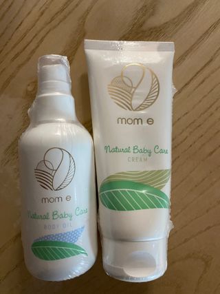mom e 맘이 내추럴 베이비 케어 크림+바디오일 — 5점을 준 리뷰어가 2021년 1월 올린 사용 사진