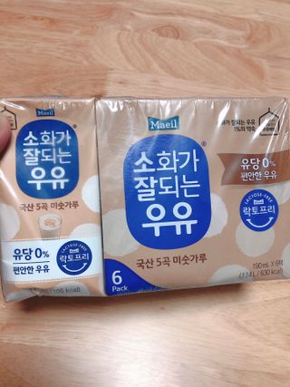 소화가 잘되는 우유 국산 5곡 미숫가루 — 5점을 준 리뷰어가 2021년 9월 올린 사용 사진