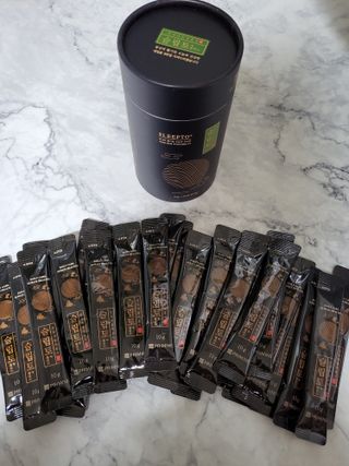 프리마인 자체 기업부설 연구소에서 찾아낸 건강한 수면의 비밀.  슬립토 플러스 30포 — 5점을 준 리뷰어가 2021년 9월 올린 사용 사진