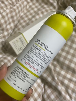 달리프 클로렐라 베러 루트 쿨링 스프레이 100ml — 5점을 준 리뷰어가 2021년 5월 올린 사용 사진