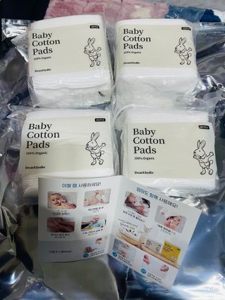 디어엘로디 프리미엄 유기농 베이비 솜티슈 40매 3 + 1 PACK — 5점을 준 리뷰어가 2021년 3월 올린 사용 사진