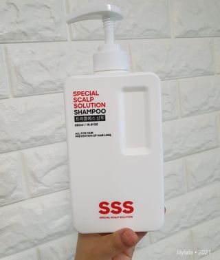 트리플에스 탈모 샴푸 580ml + 실크 트리트먼트 580ml — 4.5점을 준 리뷰어가 2021년 5월 올린 사용 사진