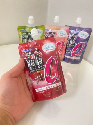 ORIHIRO 오리히로 곤약젤리 제로칼로리 130g 4종 4팩(맛별로 1팩씩) — 5점을 준 리뷰어가 2023년 2월 올린 사용 사진