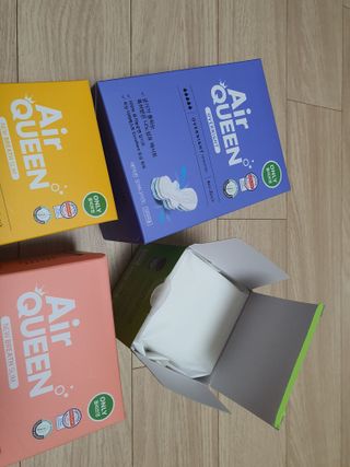 에어퀸 뉴브레스 유기농 생리대 4종 (팬티라이너 20P + 중형 10P + 대형 10P + 오버나이트 8P)_체험단 — 5점을 준 리뷰어가 2024년 5월 올린 사용 사진