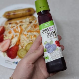 [풀무원] 리얼 과일  저지방 드레싱 240g 3종 — 3점을 준 리뷰어가 2021년 2월 올린 사용 사진