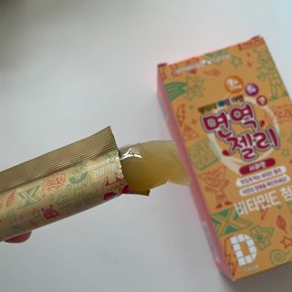 다나음 셀렌에 빠진 아연면역젤리 열대과일맛+사과맛 — 5점을 준 리뷰어가 2023년 4월 올린 사용 사진