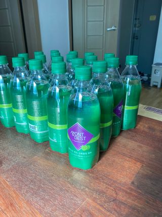 몽베스트 Montbest with Sparkling water Lime20병 — 5점을 준 리뷰어가 2021년 10월 올린 사용 사진
