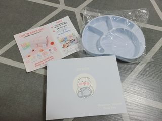 유비맘 캐릭터 실리콘 흡착 식판_색상 랜덤발송 — 5점을 준 리뷰어가 2020년 12월 올린 사용 사진