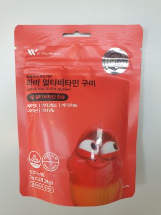[푸름웰니스] 라바 멀티비타민 구미 36g — 5점을 준 리뷰어가 2022년 1월 올린 사용 사진