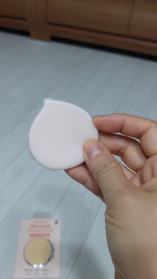 젤리팜 마이크로셀 실리콘퍼프 피치,오렌지 — 5점을 준 리뷰어가 2021년 10월 올린 사용 사진
