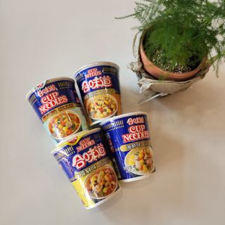 NISSIN 닛신 컵누들  4종 - 씨푸드오리지날, 씨푸드 스파이시, 씨푸드 커리, 씨푸드 XO소스 — 4점을 준 리뷰어가 2022년 11월 올린 사용 사진