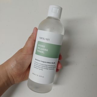 나나스킨 하이드로릴렉싱토너 — 5점을 준 리뷰어가 2021년 4월 올린 사용 사진