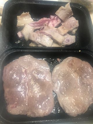 찐신선 미국 냉동 목살 & 네덜란드 냉동 삼겹살 — 5점을 준 리뷰어가 2021년 8월 올린 사용 사진