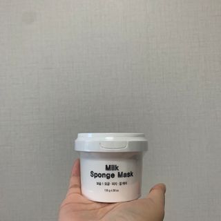 리더스코스메틱 리더스 밀크 스폰지 마스크 — 5점을 준 리뷰어가 2021년 7월 올린 사용 사진