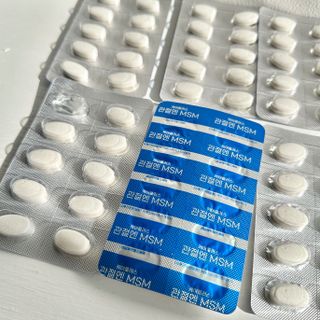 [경남제약헬스케어]케어플러스 관절엔 MSM 1000mg 60정/1개월분/관절/뼈/연골 영양/비타민D+아연/1일2정 — 4점을 준 리뷰어가 2024년 1월 올린 사용 사진