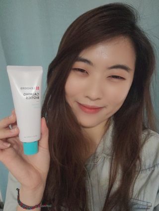리더스코스메틱 리더스 카밍 바이오틱스 크림 마스크 — 5점을 준 리뷰어가 2021년 5월 올린 사용 사진