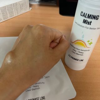A.C PROMISE LINE 임상시험회사에서 제대로 만든, 민감성피부를 위한 트러블 기초라인 — 5점을 준 리뷰어가 2023년 8월 올린 사용 사진