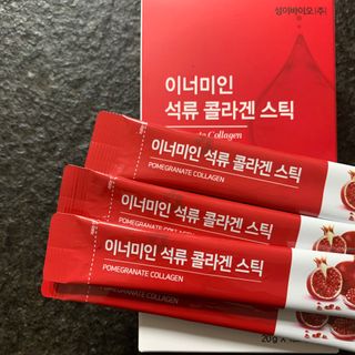 이너미인 석류 콜라겐 스틱 — 5점을 준 리뷰어가 2021년 1월 올린 사용 사진