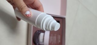 프리마인 바르기만 하면 철벽 스킨케어+24시간 마스크팩 효과. 셀라브 리제너레이팅 시스템 부스터+크림 세트 — 5점을 준 리뷰어가 2023년 5월 올린 사용 사진
