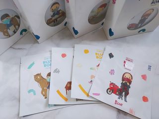 [블루 본 아이노우] 유아용 컬러마스크 40 PCS SET 2중 택 1 — 5점을 준 리뷰어가 2021년 5월 올린 사용 사진