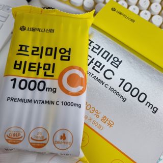 서울약사신협 프리미엄 비타민C 1,000mg_2.5g x 50포 — 5점을 준 리뷰어가 2021년 9월 올린 사용 사진