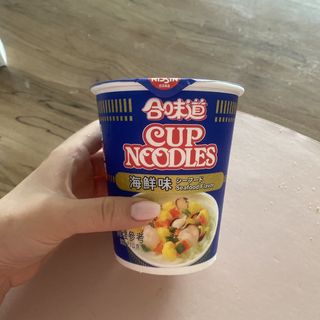 NISSIN 닛신 컵누들  4종 - 씨푸드오리지날, 씨푸드 스파이시, 씨푸드 커리, 씨푸드 XO소스 — 5점을 준 리뷰어가 2022년 5월 올린 사용 사진
