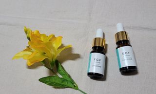 랑팡 EGF+FGF 10ppm 리포좀 앰플 원액 10ml — 5점을 준 리뷰어가 2021년 11월 올린 사용 사진