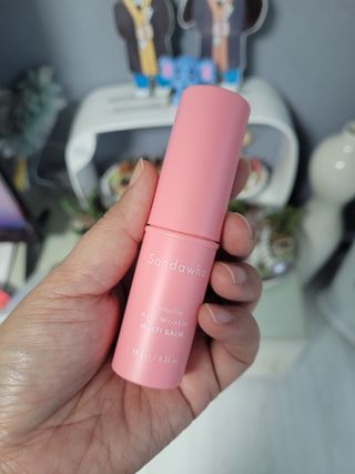 스킨큐어 산다화 카멜리아 안티 링클 멀티밤 — 4점을 준 리뷰어가 2023년 1월 올린 사용 사진