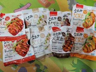 굽네몰 [굽네] 소스가 맛있는 닭가슴살 슬라이스 4종 — 4점을 준 리뷰어가 2021년 4월 올린 사용 사진