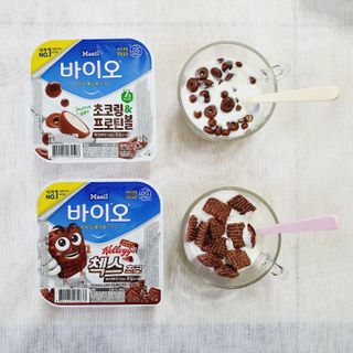 매일바이오 토핑요거트 — 5점을 준 리뷰어가 2021년 5월 올린 사용 사진