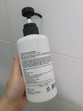 더마힐 헤어 컨디셔닝 샴푸 500ml 3종 중 택1 — 5점을 준 리뷰어가 2021년 4월 올린 사용 사진