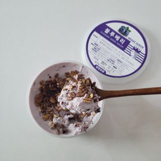 [브레이브퀸] 수제 그릭 요거트 3종세트 플레인 블루베리 청포도 — 5점을 준 리뷰어가 2021년 12월 올린 사용 사진