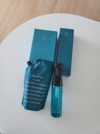 코박 스프레이 살균수  500ml 세트 — 5점을 준 리뷰어가 2022년 7월 올린 사용 사진
