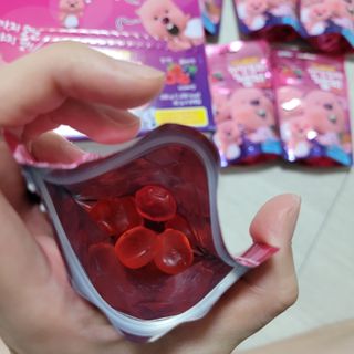[팔도] 잔망루피젤리 믹스베리맛 42g 8개 — 5점을 준 리뷰어가 2022년 1월 올린 사용 사진