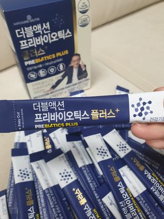메이준뉴트리 더블액션 프리바이오틱스 플러스+ — 5점을 준 리뷰어가 2021년 4월 올린 사용 사진