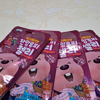 [팔도] 잔망루피젤리 믹스베리맛 42g 8개 — 5점을 준 리뷰어가 2022년 2월 올린 사용 사진