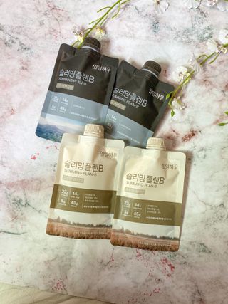 일일하우 슬리밍 플랜B 고소한 귀리맛, 진한 카카오맛 (체중조절식) — 5점을 준 리뷰어가 2023년 5월 올린 사용 사진