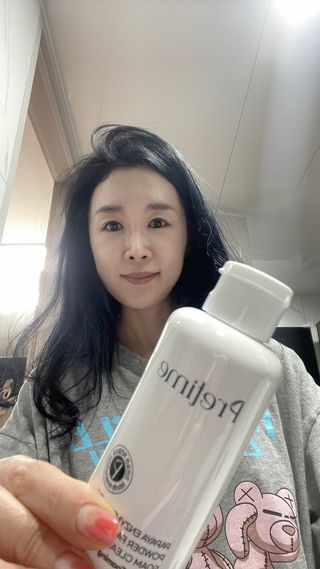 프리타임1 프리타임 파파야 엔자임 워시, 파우더 페이스 폼 클렌저 — 5점을 준 리뷰어가 2023년 4월 올린 사용 사진