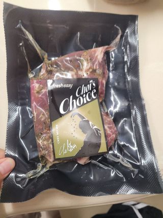 *구매평/프레시지 Chois choice 부채살 시즈닝 찹스테이크 180g — 5점을 준 리뷰어가 2025년 10월 올린 사용 사진