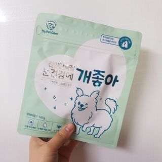 My Pet Care 천연단백질 눈건강에 개좋아 — 5점을 준 리뷰어가 2021년 1월 올린 사용 사진