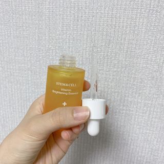 체르엠 스템앤셀 비타민 브라이트닝 에센스 30ml 1개 — 5점을 준 리뷰어가 2021년 7월 올린 사용 사진