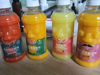 탐라원 제주의 맛, 몬딱주스 4종세트 - 한라봉몬딱주스, 천혜향몬딱주스, 청귤에이드, 당근몬딱주스 — 5점을 준 리뷰어가 2021년 7월 올린 사용 사진